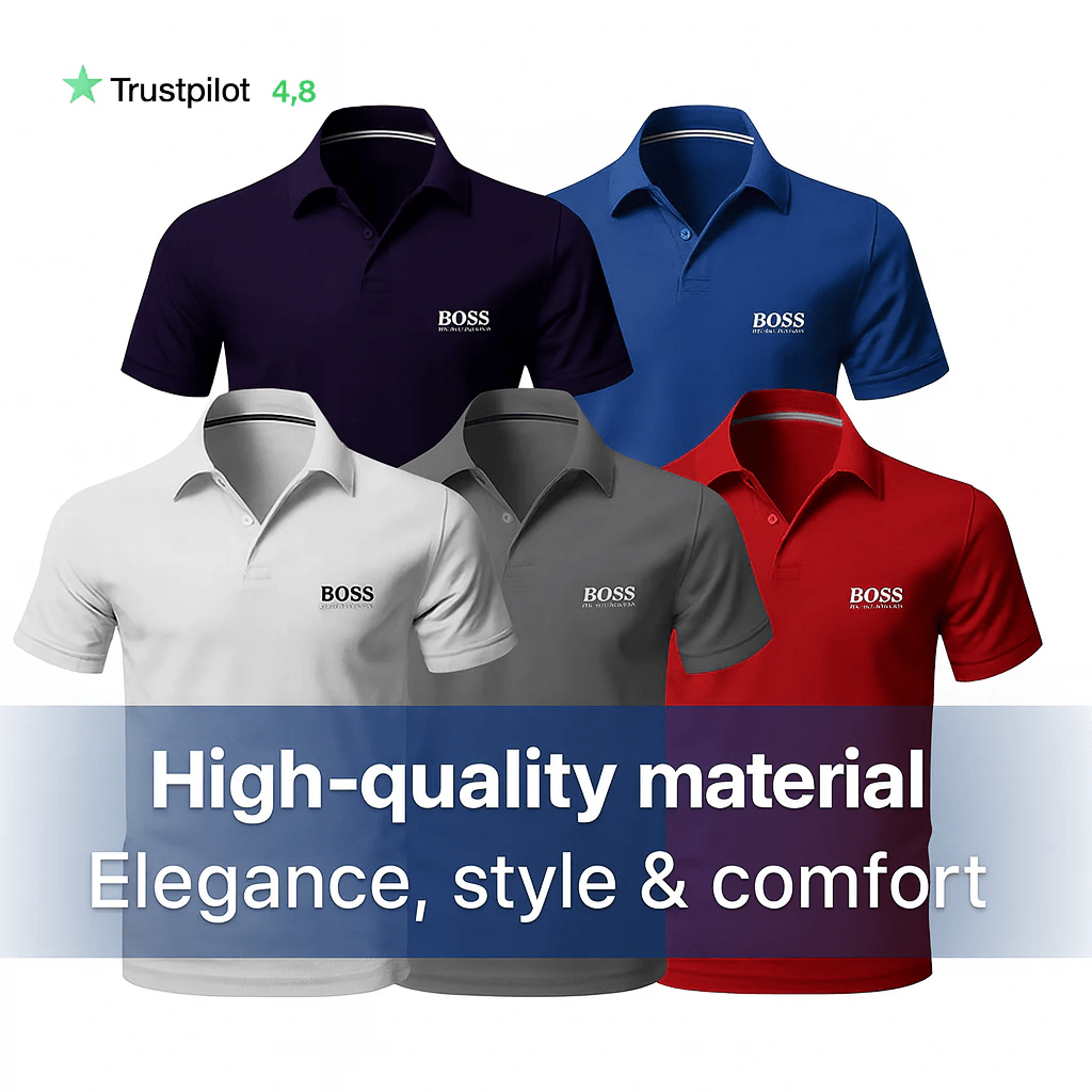 BOSS | Premium Polo Shirt (BUY 3 GET 5) - SANVELIER