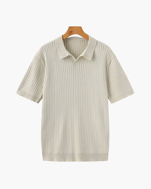 Premium Ribbed Polo - SANVELIER