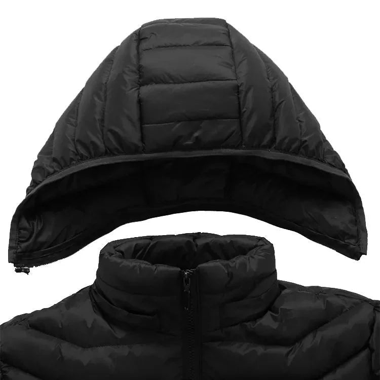 Pure HeatJacket™ | PowerWarm Heated Puffer Jacket – Stay Warm Anywhere - SANVELIER