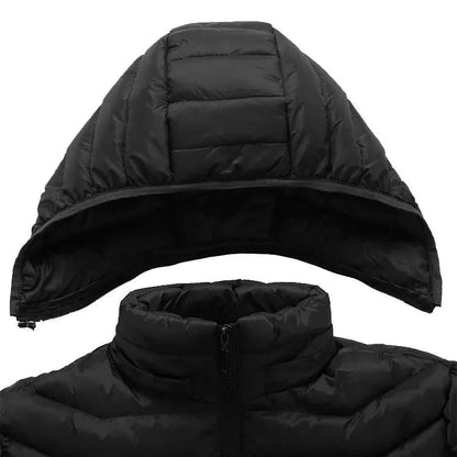 Pure HeatJacket™ | PowerWarm Heated Puffer Jacket – Stay Warm Anywhere - SANVELIER
