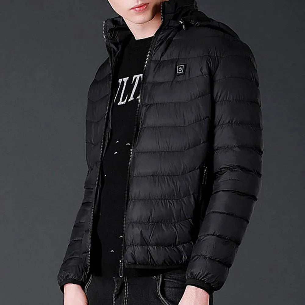 Pure HeatJacket™ | PowerWarm Heated Puffer Jacket – Stay Warm Anywhere - SANVELIER