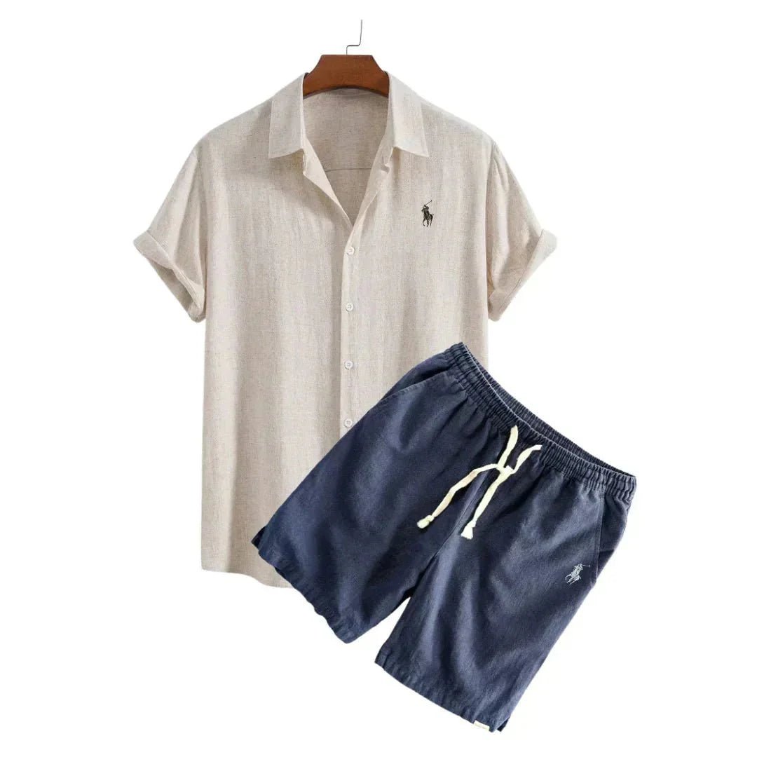 RL™ Linen Shirt and Shorts Set - SANVELIER