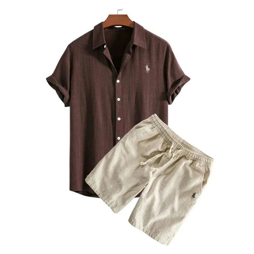 RL™ Linen Shirt and Shorts Set - SANVELIER
