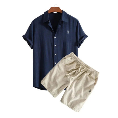 RL™ Linen Shirt and Shorts Set - SANVELIER