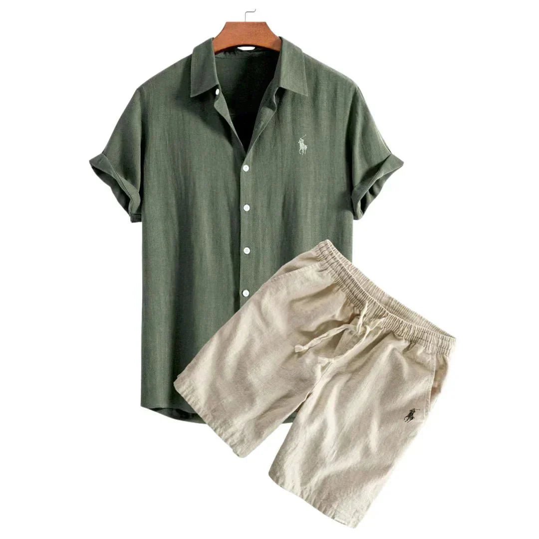 RL™ Linen Shirt and Shorts Set - SANVELIER