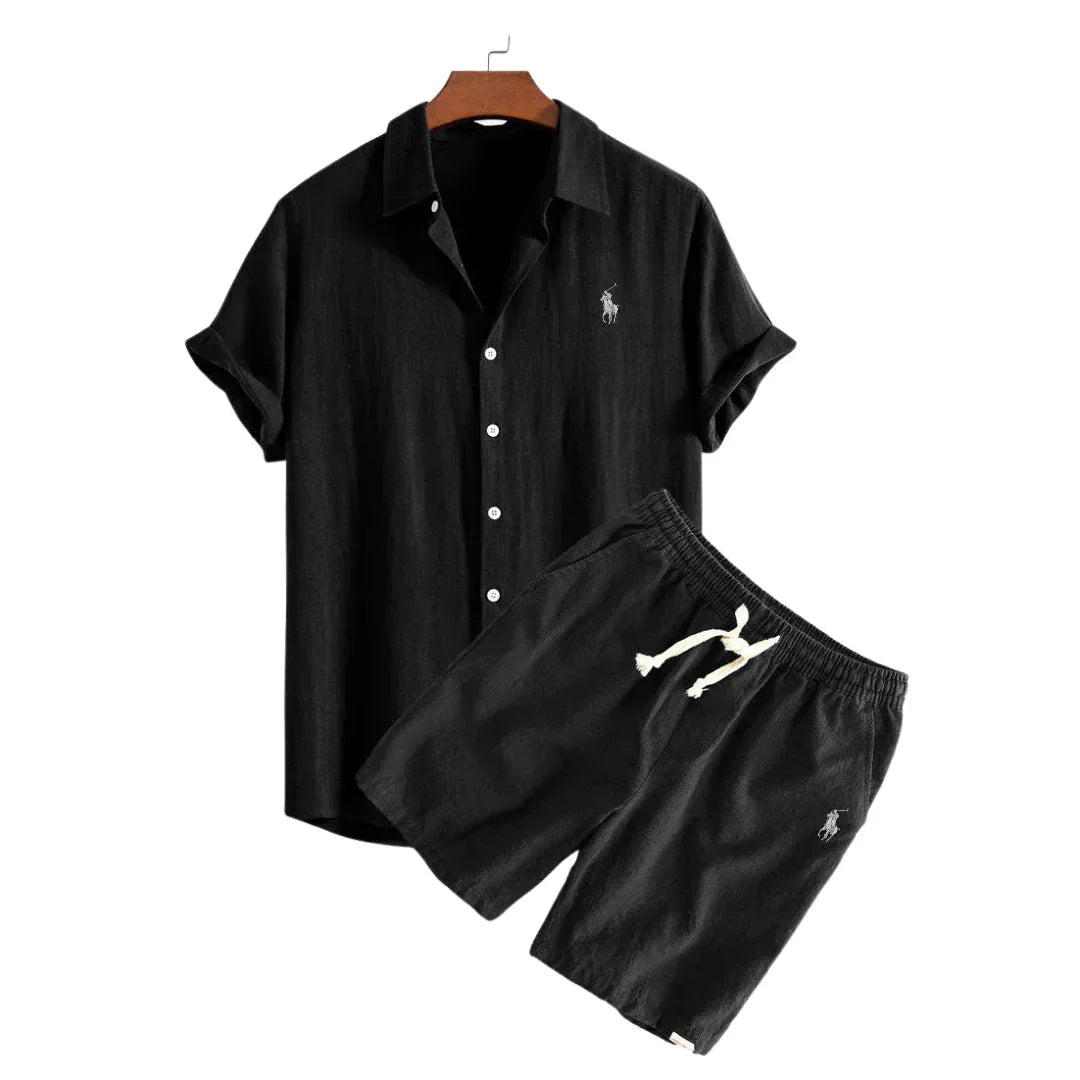 RL™ Linen Shirt and Shorts Set - SANVELIER