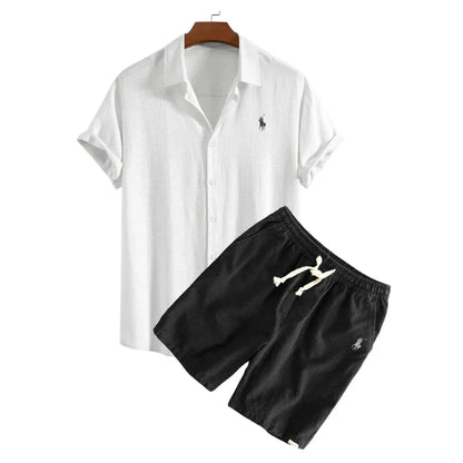 RL™ Linen Shirt and Shorts Set - SANVELIER