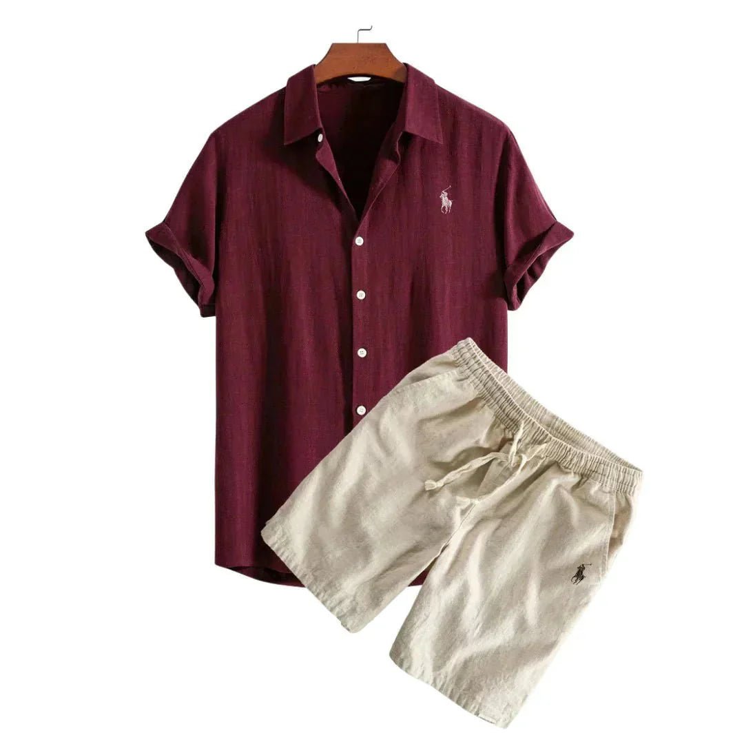 RL™ Linen Shirt and Shorts Set - SANVELIER
