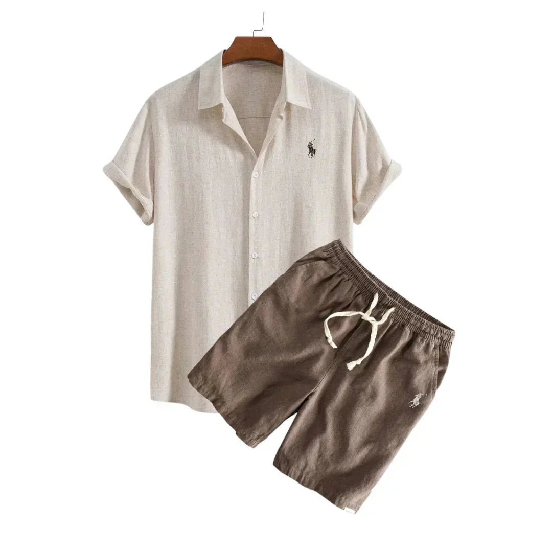 RL™ Linen Shirt and Shorts Set - SANVELIER